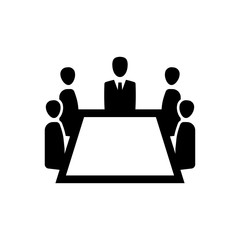 Business meeting icon
