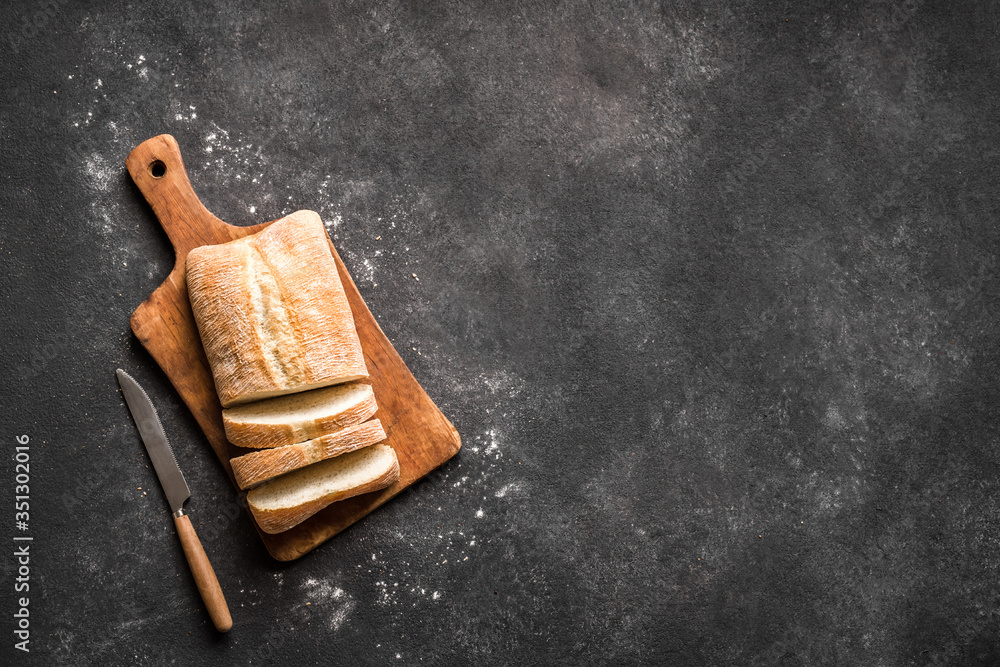 Wall mural Ciabatta Bread