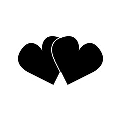 Love heart best icon vector design template