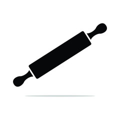 Rolling pin icon. Vector flat design