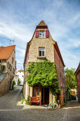 Fototapeta na wymiar Historisches Dorf in Franken - Sulzfeld am Main