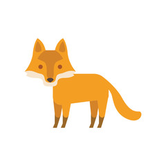 Obraz premium Vector illustration of a fox