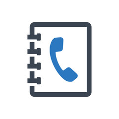 Phone book icon