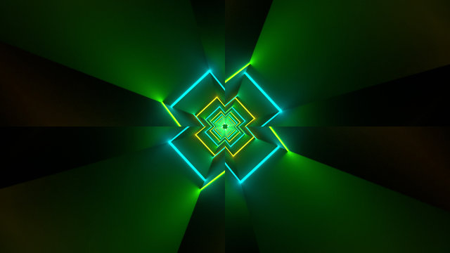 Neon Abstract Background Loop