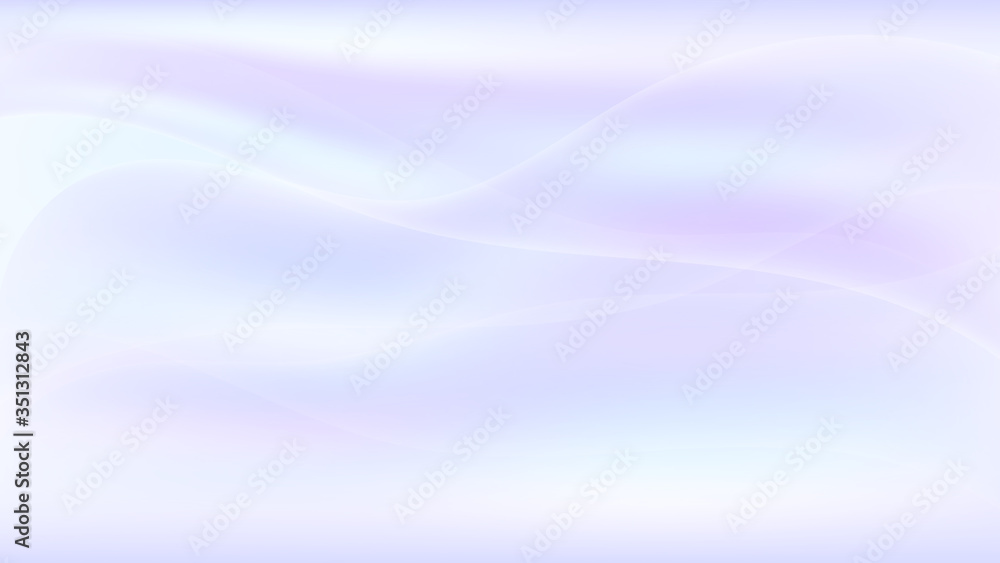 Poster Purple pastel vector background curve design. Gradient soft background in pastel colors. Liquid dynamic shapes abstract composition. Fluid modern template. Neon design geometric fluid graphic shape.