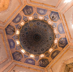 Cupola of Turabeg Khanum Complex (Mausoleum) in Konye-Urgench, Turkmenistan
