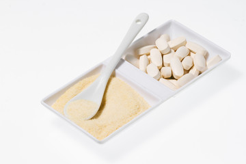 Hydrolyzed and tablet collagen