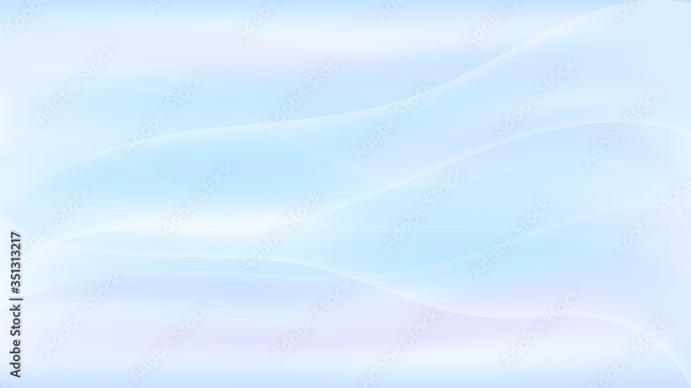 Poster Purple pastel vector background curve design. Gradient soft background in pastel colors. Liquid dynamic shapes abstract composition. Fluid modern template. Neon design geometric fluid graphic shape.
