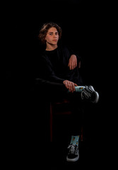 Handsome male hipster