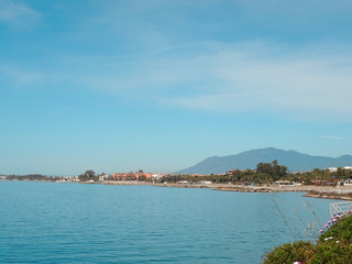 Fototapeta premium View of the bay of Puerto Banus, Marbella