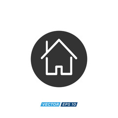 Home and House Logo Icon Vector