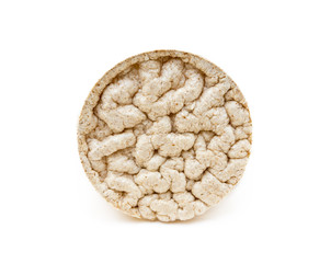 Cereal puffed sandwiches isolated on white background