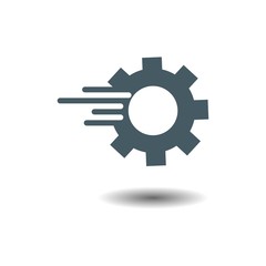 fast gear vector design template illustration