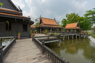 Exterior view of Chao Sam Phraya National Museum Gallery 2 in Ayutthaya, Thailand 