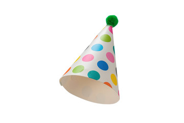Colorful birthday cap.