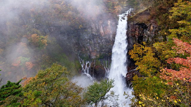 The wild Kegon Falls