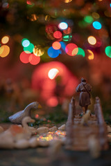 Christmas crib or nativity scene 