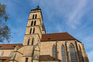 Fototapeta na wymiar St Dionys church. Esslingen am Neckar, Germany