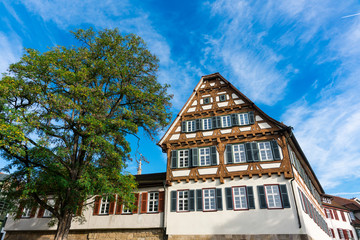 half timbered house in Esslingen am Neckar, Germany