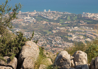 view from the top of the acropolis
