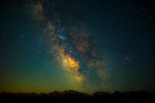 Night sky with stars