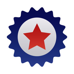 seal lace with star degraded style