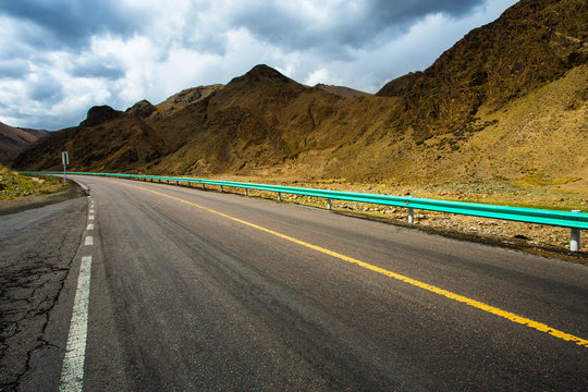 Highway in Xinjiang Province