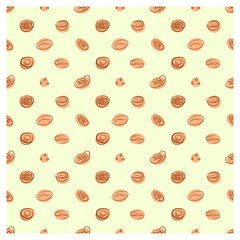 Pattern with nuts