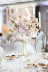 Image of a beautifully decorated wedding venue