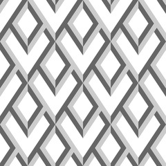 Vector geometric seamless pattern. Modern geometric background with rhombuses.