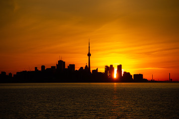 Toronto Skyline Sunrise