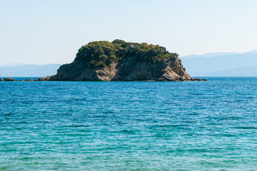 The beautiful island of Skiathos, Greece.