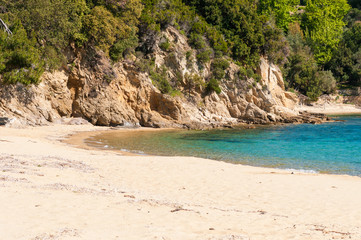 The beautiful island of Skiathos, Greece.