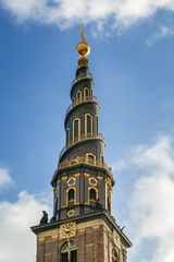 Fototapeta na wymiar Church of Our Saviour, Copenhagen, Denmark