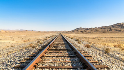 Desert Train Tracks