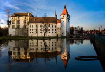 Fototapeta premium Water castle Blatna, Czech
