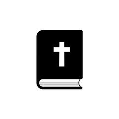 holy bible icon. holy bible vector on white background