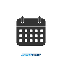 Calendar Icon Design Vector Template