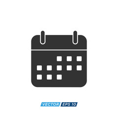 Calendar Icon Design Vector Template