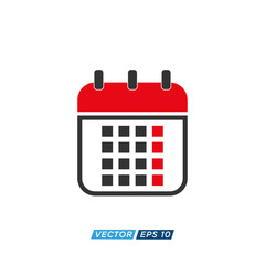 Calendar Icon Design Vector Template