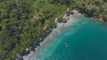 Fototapeta na wymiar Golfo Chiriqui Drone Islas