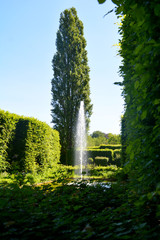 Springbrunnen im Botanischen Garten in Gütersloh