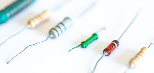 Resistenza elettrica, componente elettronico.