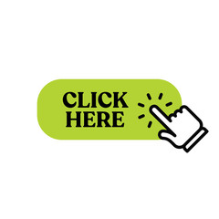 Click here button with hand clicking icon