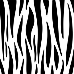 Vector pattern Zebra skin. Natural animal print. Pattern for fabric, clothing, application to any kind of souvenir products.