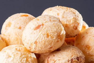 Traditional Brazilian cheese bread.
