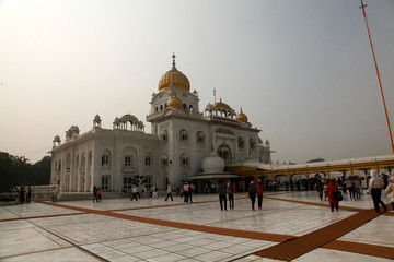 Historical Sikh Banglasahib Gurudwara, the house of worship, the best tourist, pilgrimage spot, New...
