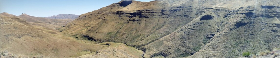 Panaroma View Of The Mountain