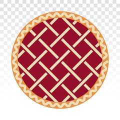 apple pie / cherry pie flat icons for apps and websites