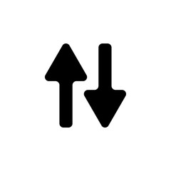 up and down arrow icon. up and down arrow sign